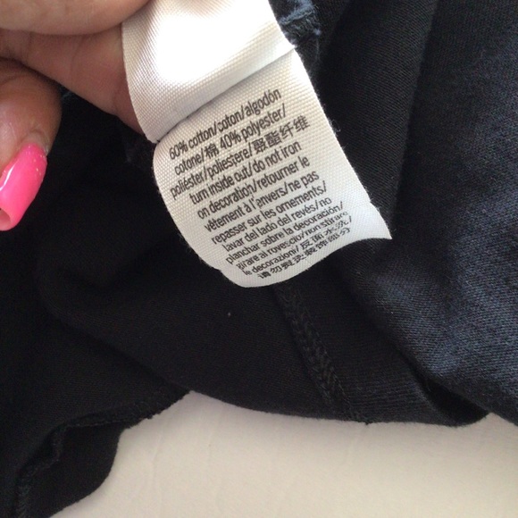 VICTORIAS SECRET PINK BLACK CROSS BACK TANK TOP SMALL - Picture 8 of 9